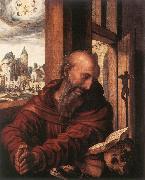 HEMESSEN, Jan Sanders van St Jerome af oil painting reproduction